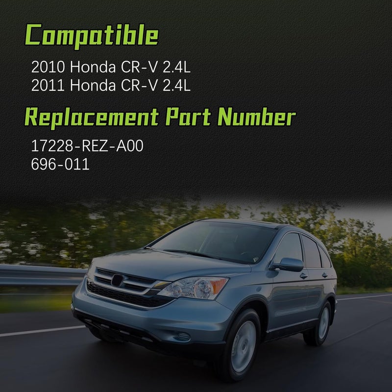 VINMS 17228-REZ-A00 Air Intake Hose Tube With Clamps for 2010 2011 Honda CR-V 2.4L 696-011 - Image 2